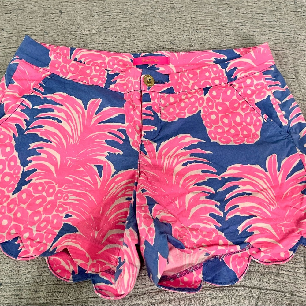 Lilly Pulitzer Pink and Blue Women Shorts